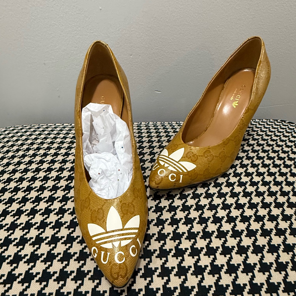 Gucci & Adidas Collab Women's Logo Heels